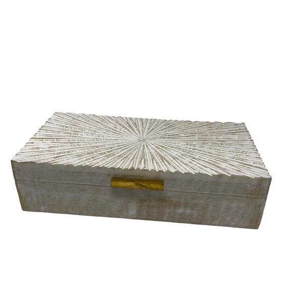 Z Gallerie Accents Decorative Box Z Gallerie Sunburst Design Never